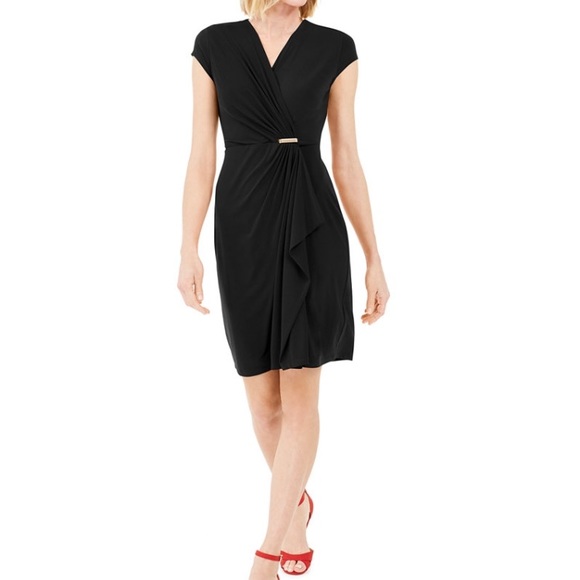 Charter Club Dresses & Skirts - Dressy Faux-wrap dress